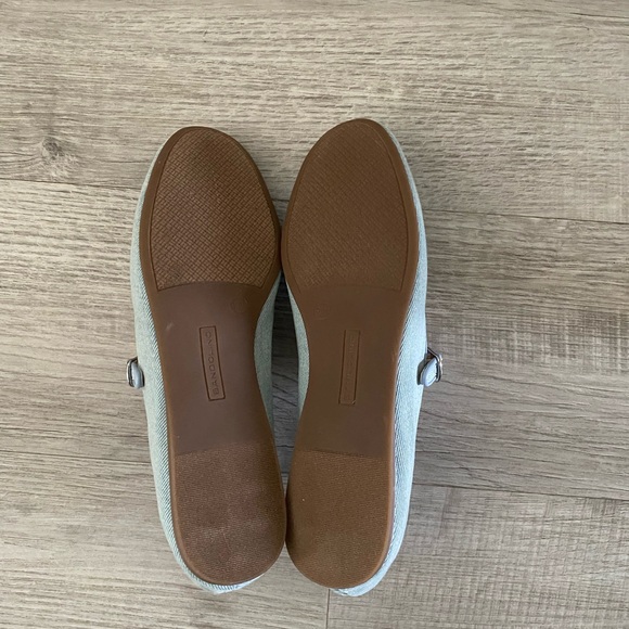 NWOT Bandolino Philly Mary Jane Ballet Flats Light Blue Denim Feminine - Size 10 - Picture 9 of 11